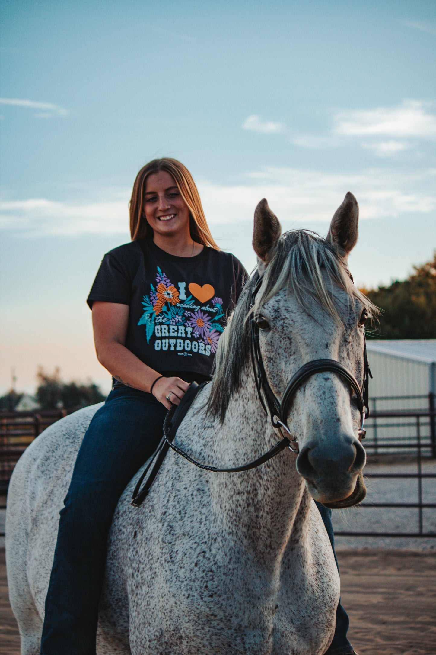 I Love (Reading About) the Great Outdoors Cropped Tee