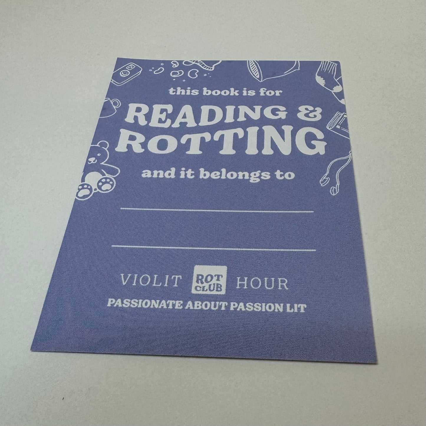Reading & Rotting Book Plate