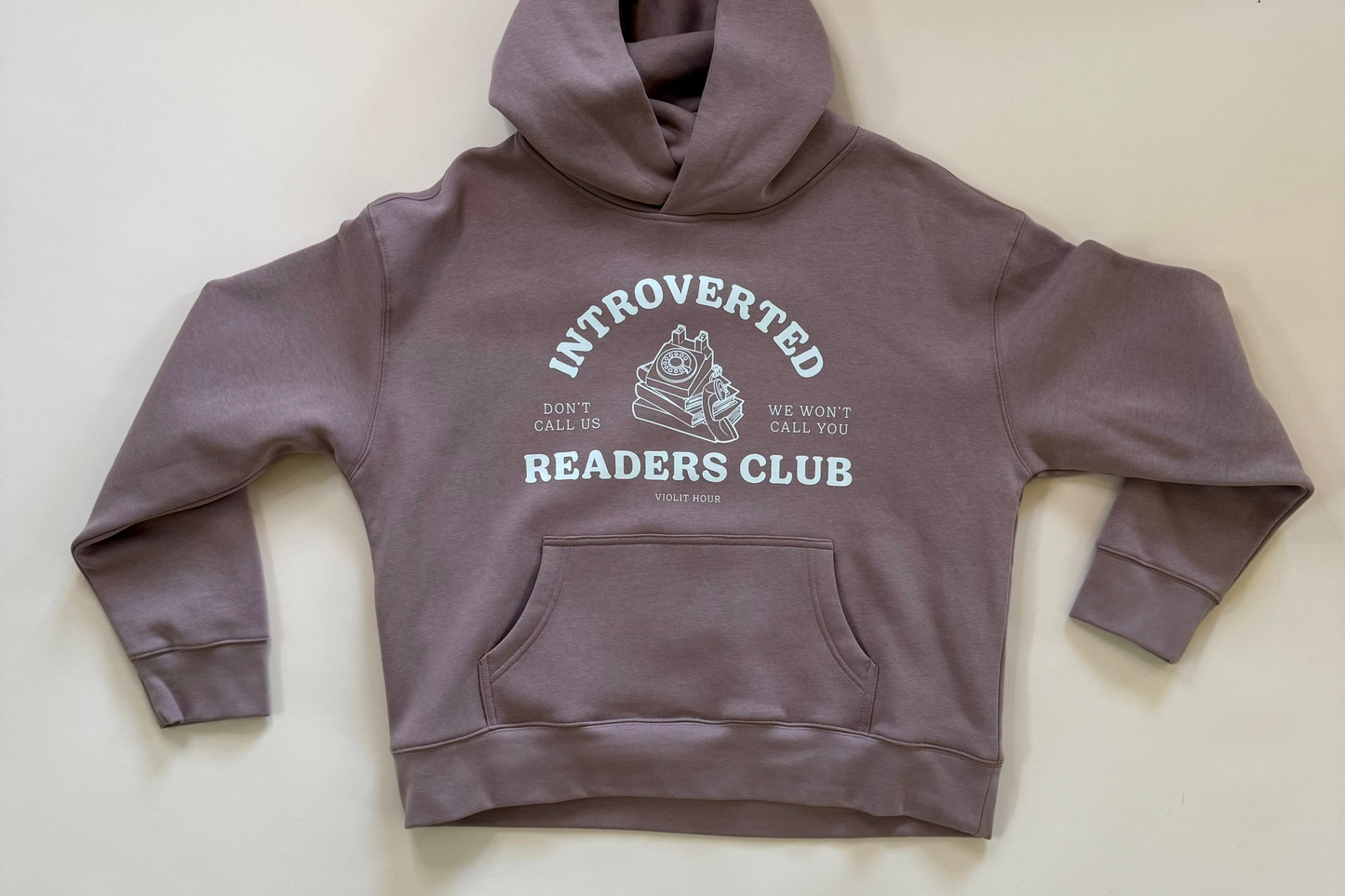 Introverted Readers Club Hoodie Sweatshirt