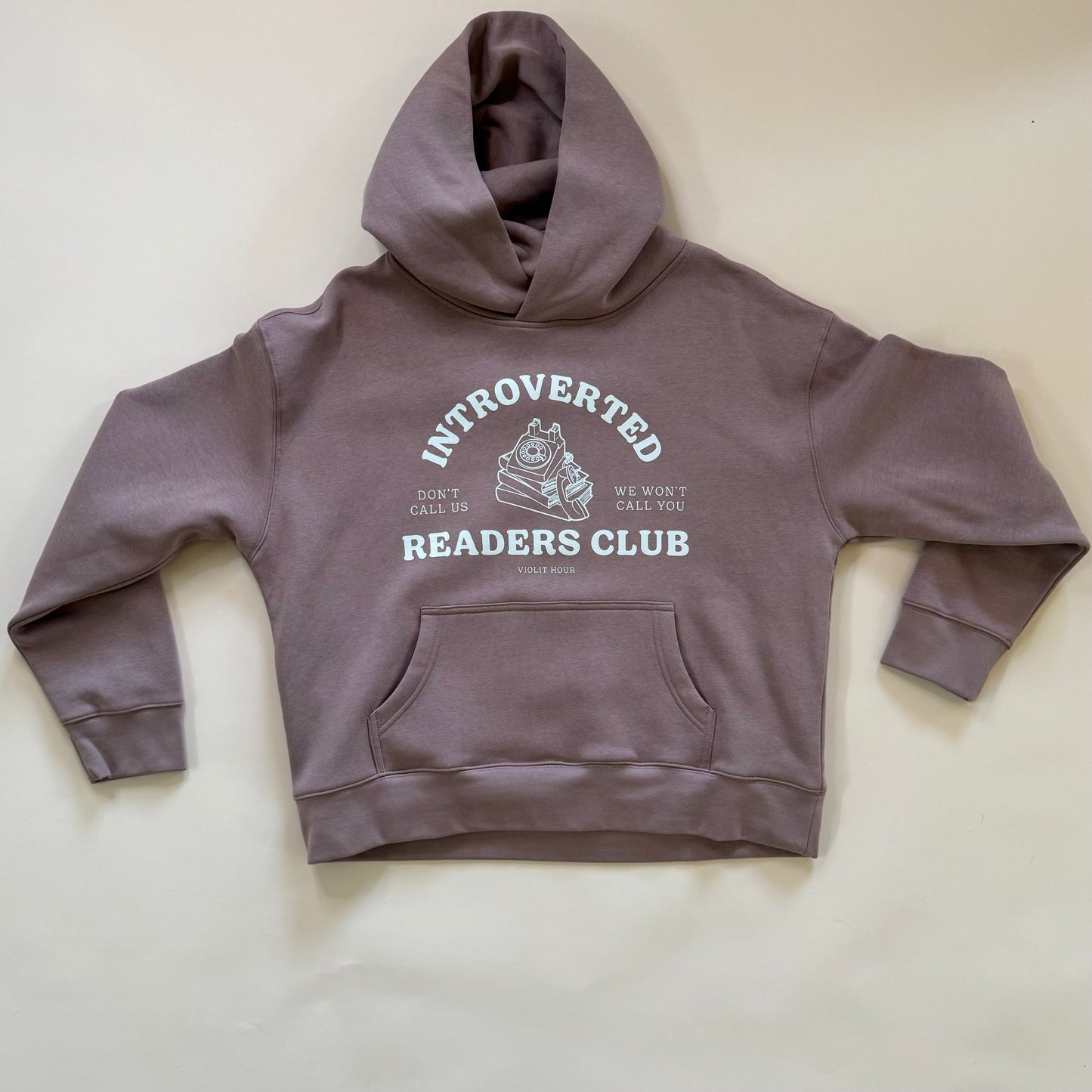 Introverted Readers Club Hoodie Sweatshirt