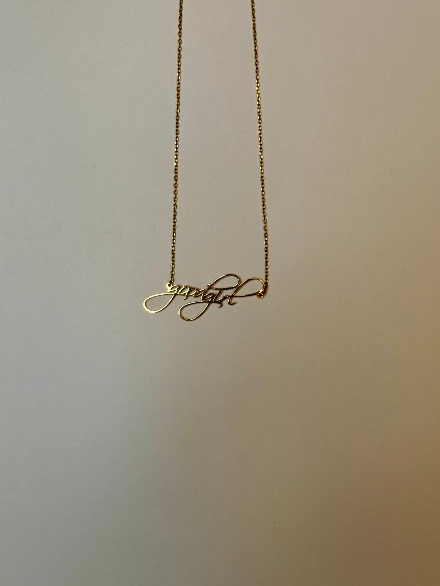 Good Girl Infinity Necklace