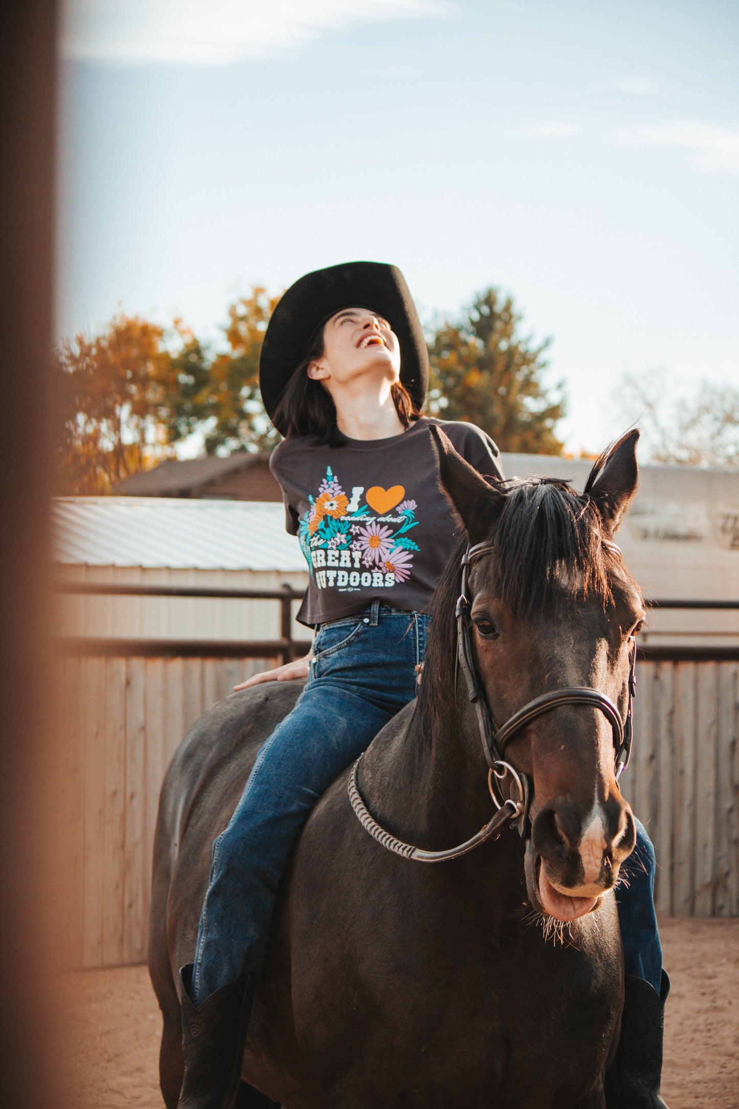 I Love (Reading About) the Great Outdoors Cropped Tee