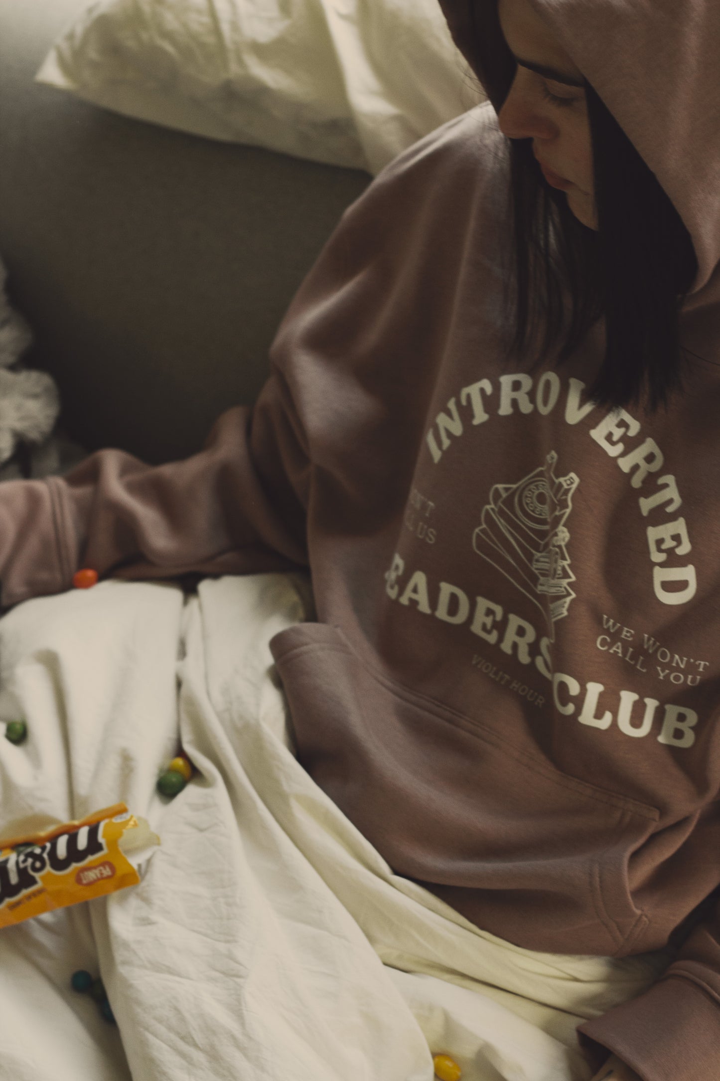 Introverted Readers Club Hoodie Sweatshirt