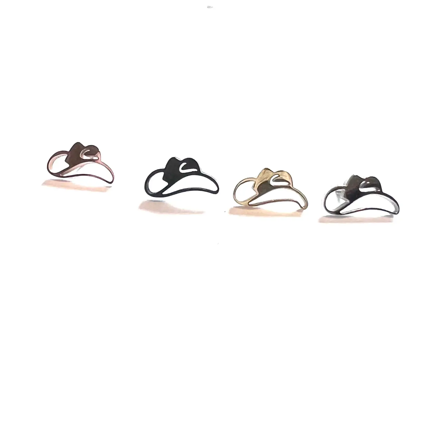 Western Hat Earrings