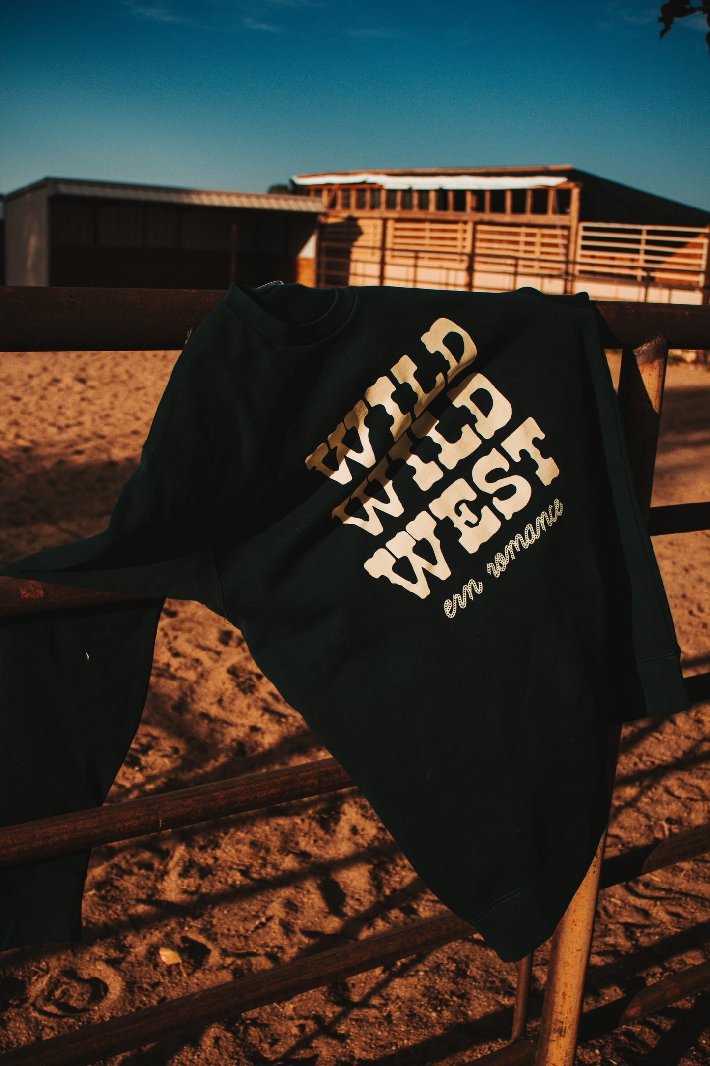 Wild Wild Western Romance Crewneck Sweatshirt