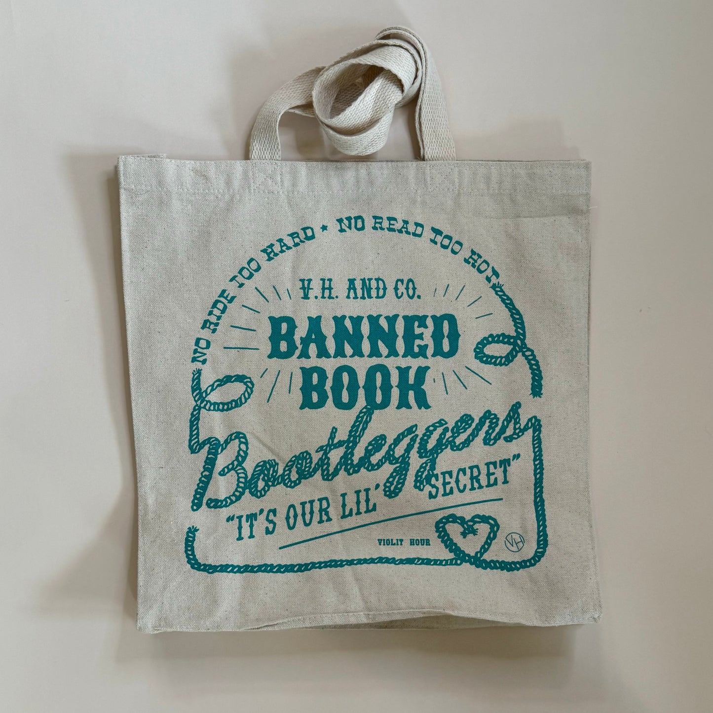 Banned Book Bootleggers "Our Lil' Secret" Canvas Tote