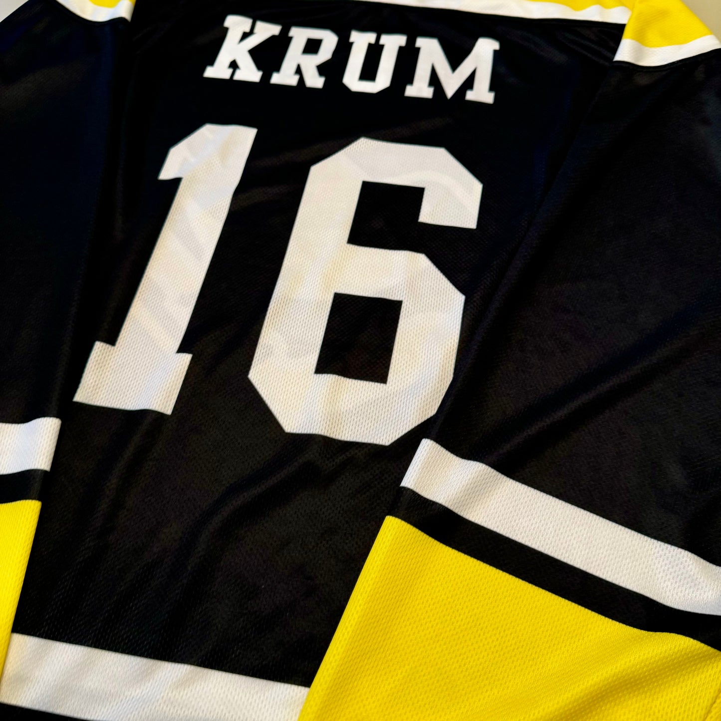 Kristen Granata x VH Special Edition Krum #16 Jersey City Goldfinches Hockey Jersey