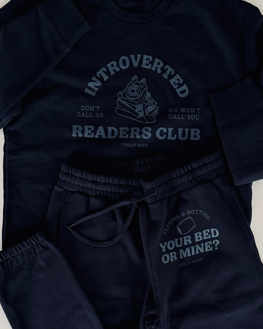 Your Bed or Mine? Relaxed Fit Sweatpants | Black Rot Club Edition