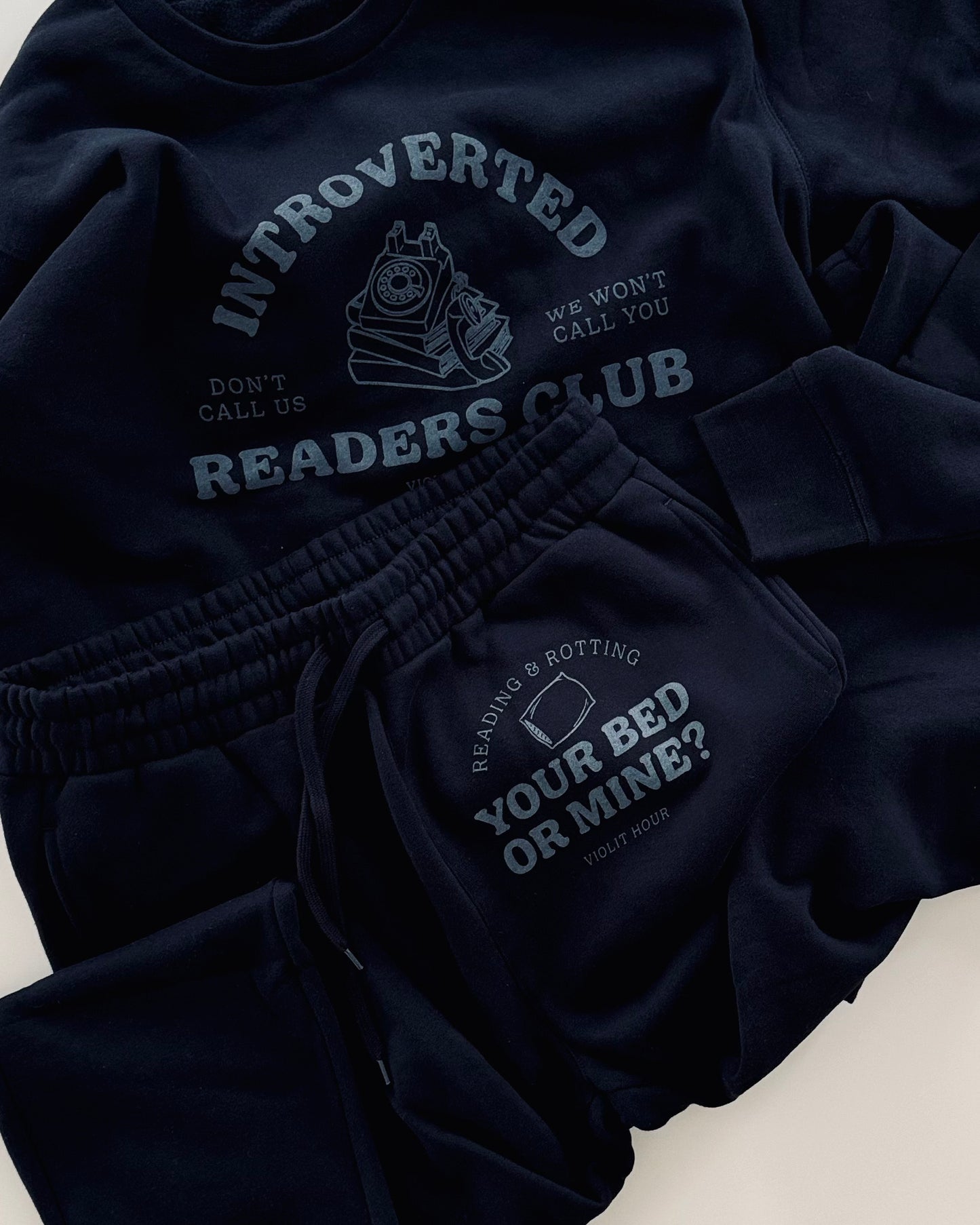 Your Bed or Mine? Relaxed Fit Sweatpants | Black Rot Club Edition