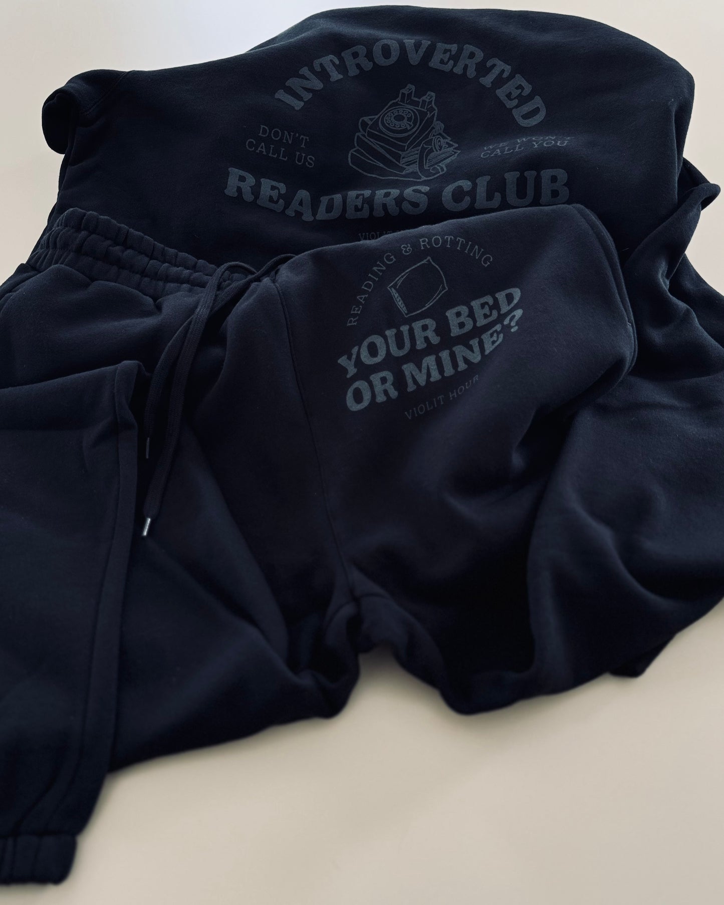 Your Bed or Mine? Relaxed Fit Sweatpants | Black Rot Club Edition