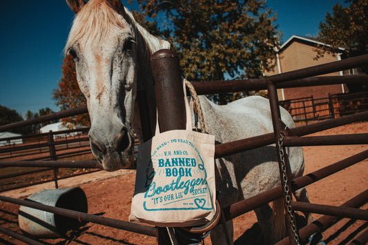 Banned Book Bootleggers "Our Lil' Secret" Canvas Tote