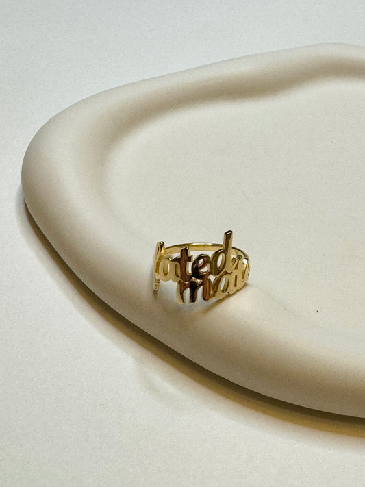 Fated Mate Script Ring