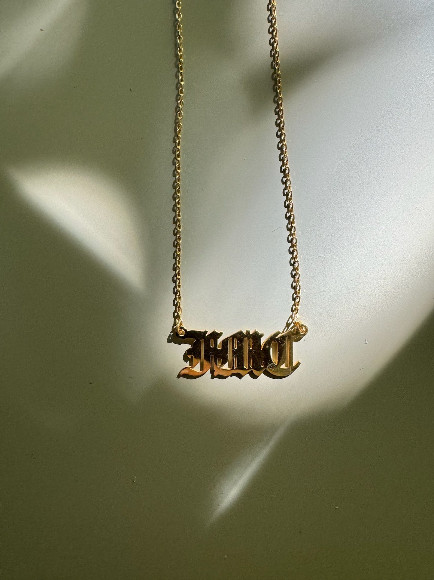 FMC Old E Necklace