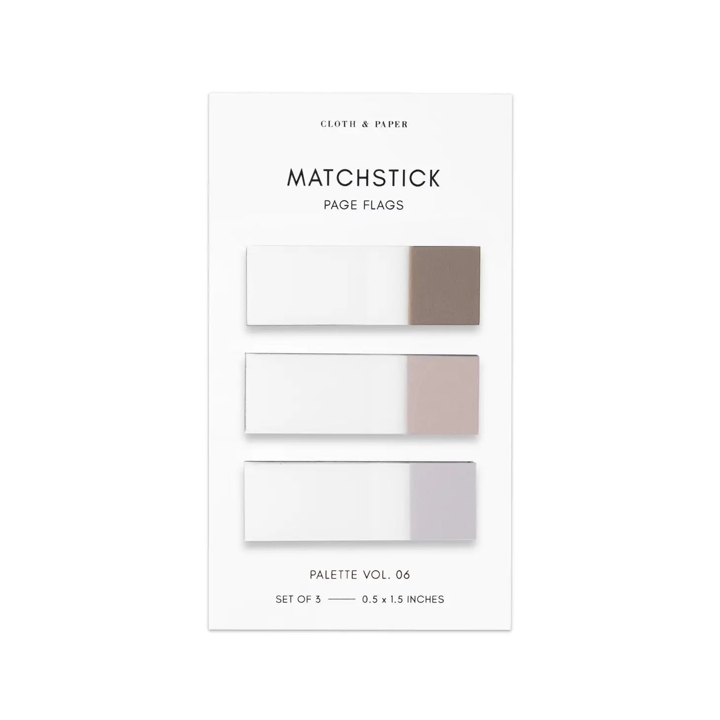 Matchstick Page Flag Set