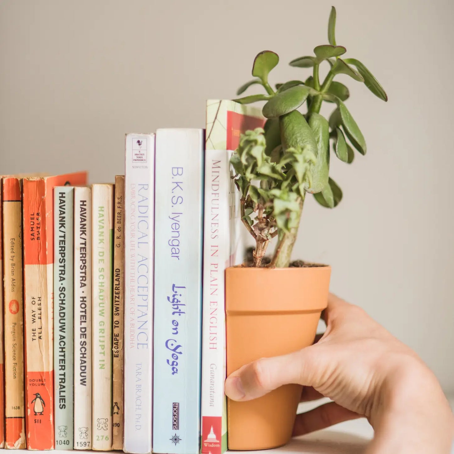 Plant Pot Bookend