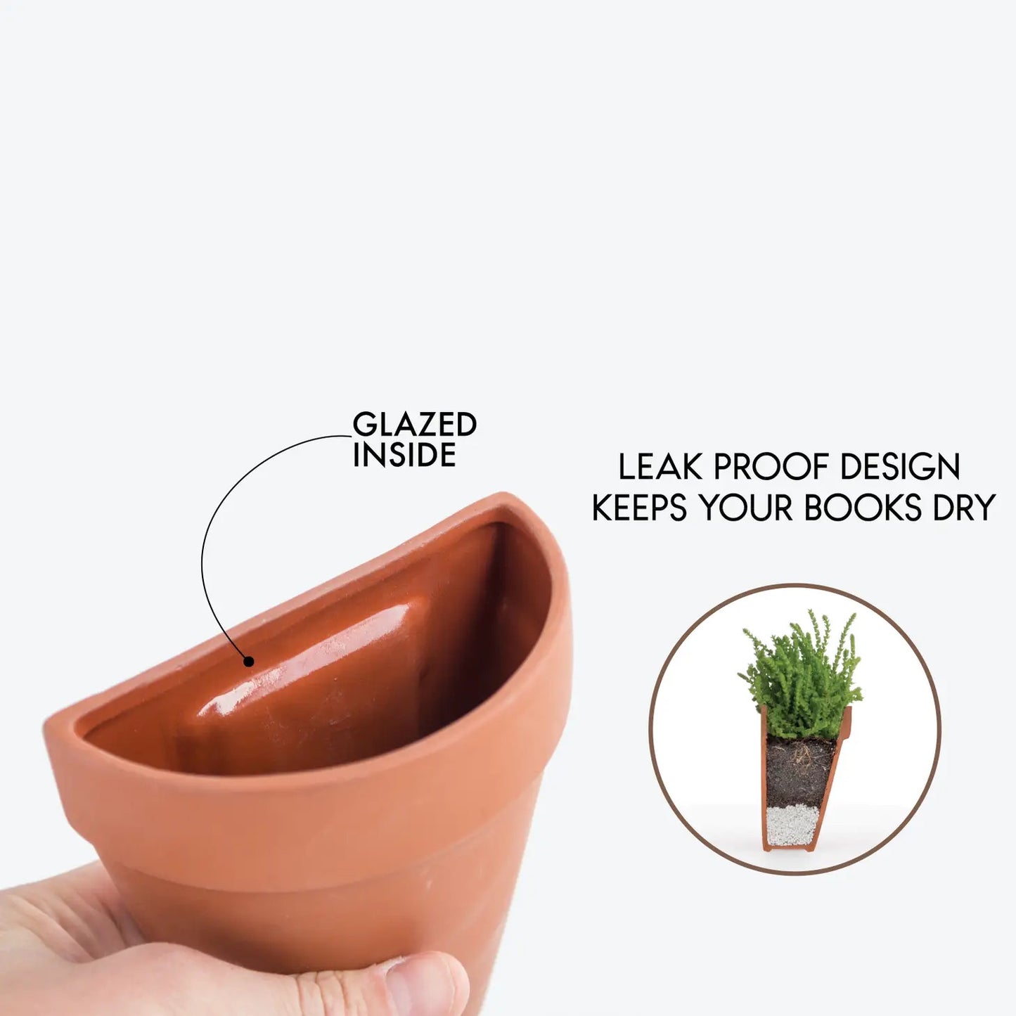 Plant Pot Bookend