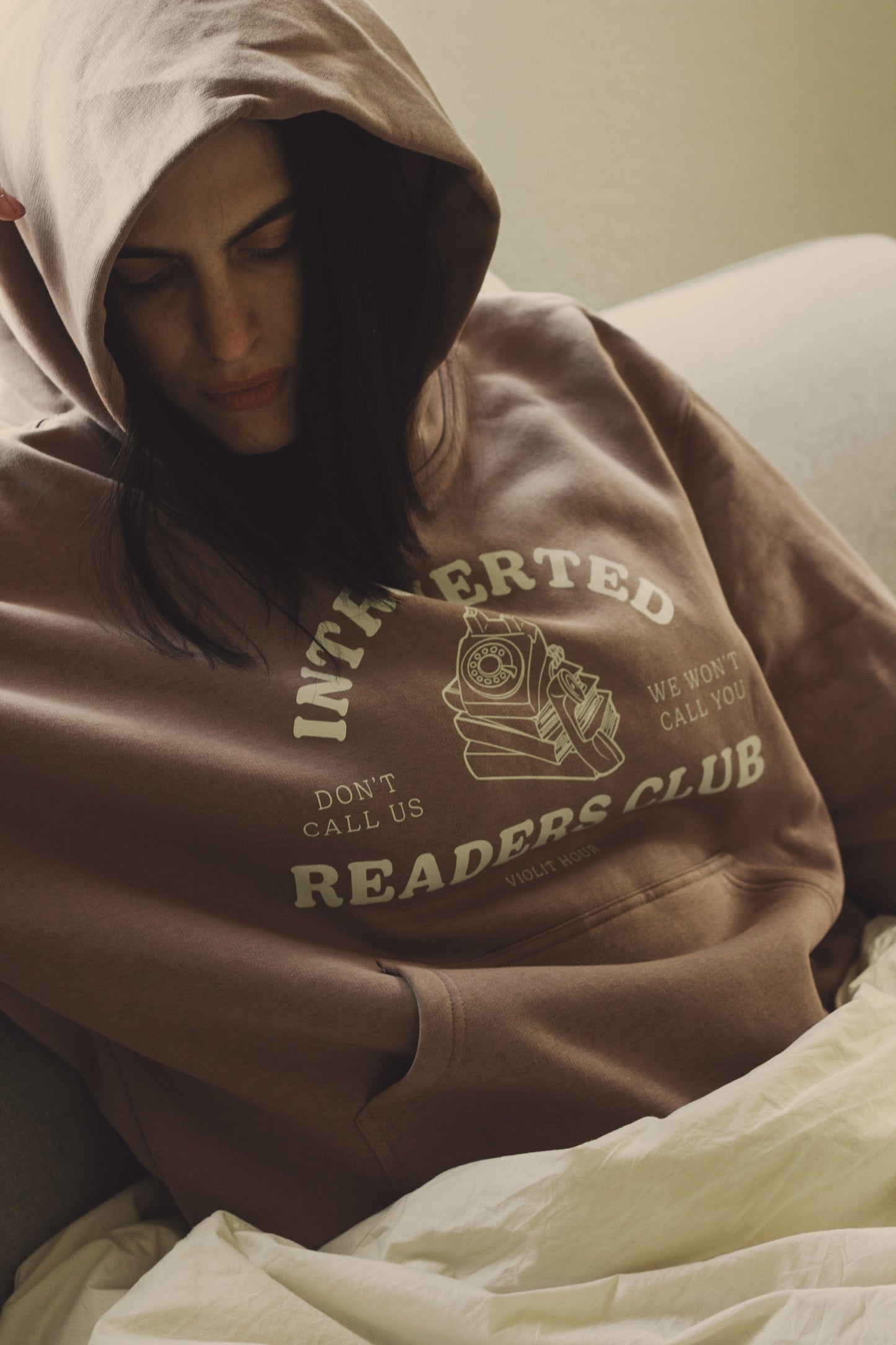 Introverted Readers Club Hoodie Sweatshirt