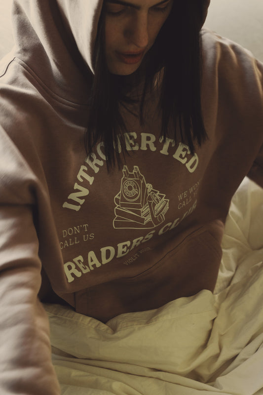 Introverted Readers Club Hoodie Sweatshirt